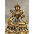 High Quality outdoor garden decor bronze female buddha statue